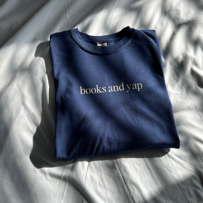 Books & Yap Long Sleeve Tee