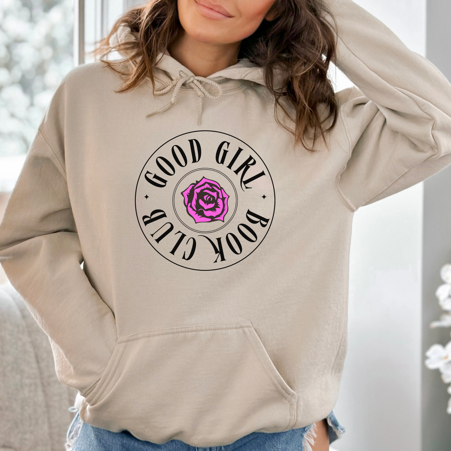 Good Girl Book Club Hoodie - LIGHT