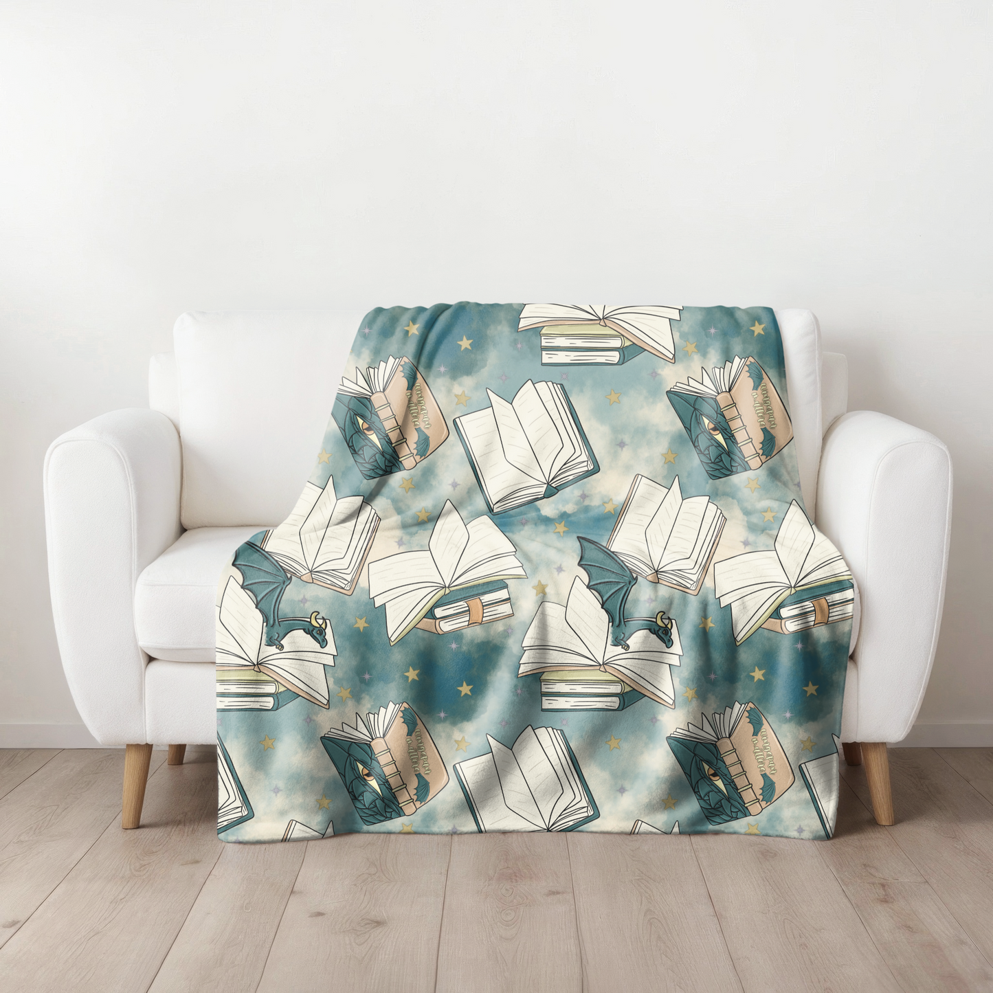 Dragon Lovers - Minky Blanket - 60" x 80"