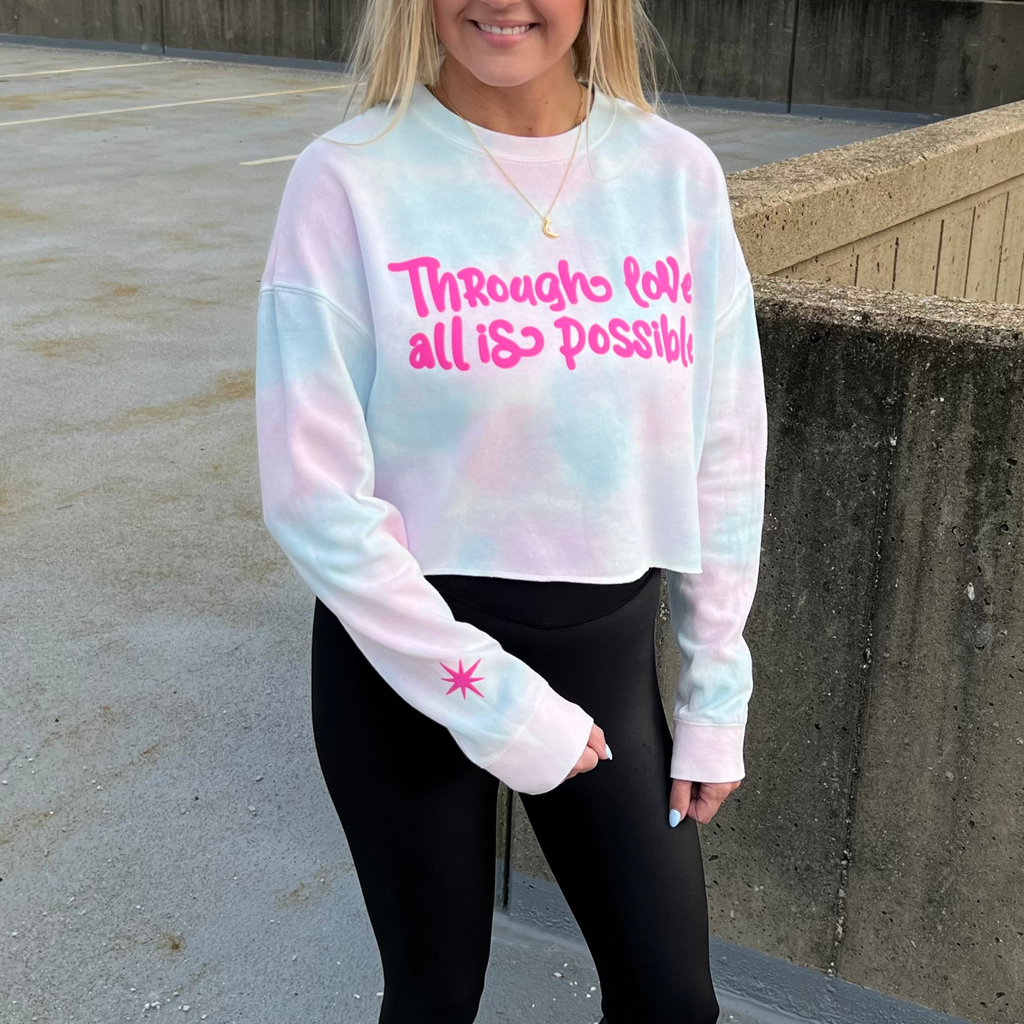 Through Love Crewneck - CROPPED