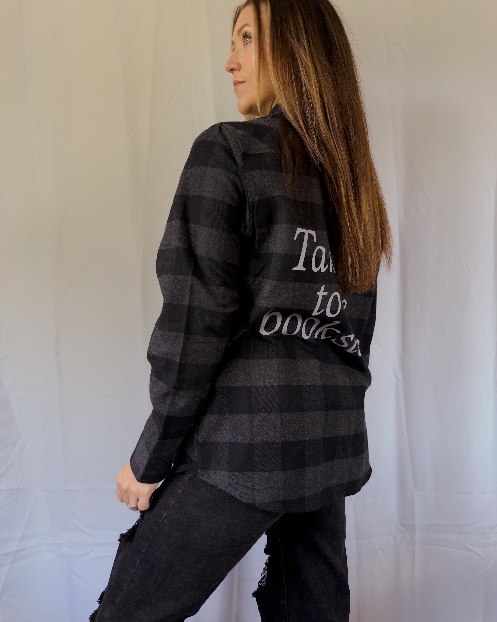 Take Me To The Bookstore Flannel