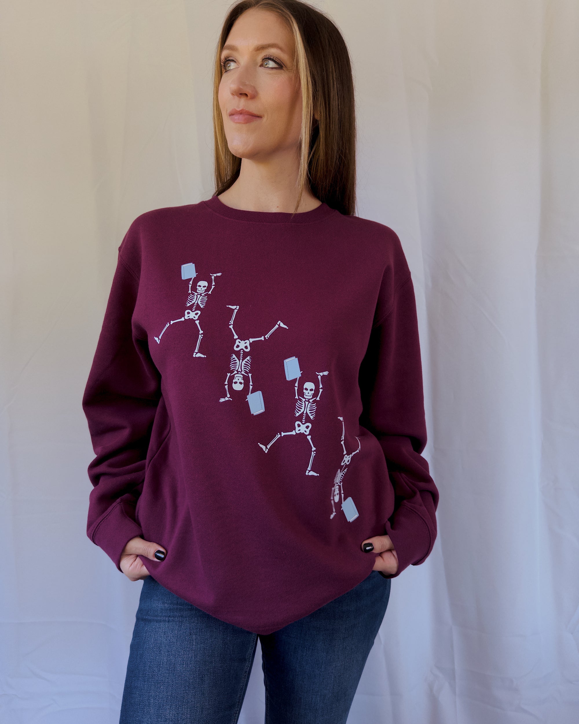 Bookish Skellies Crewneck