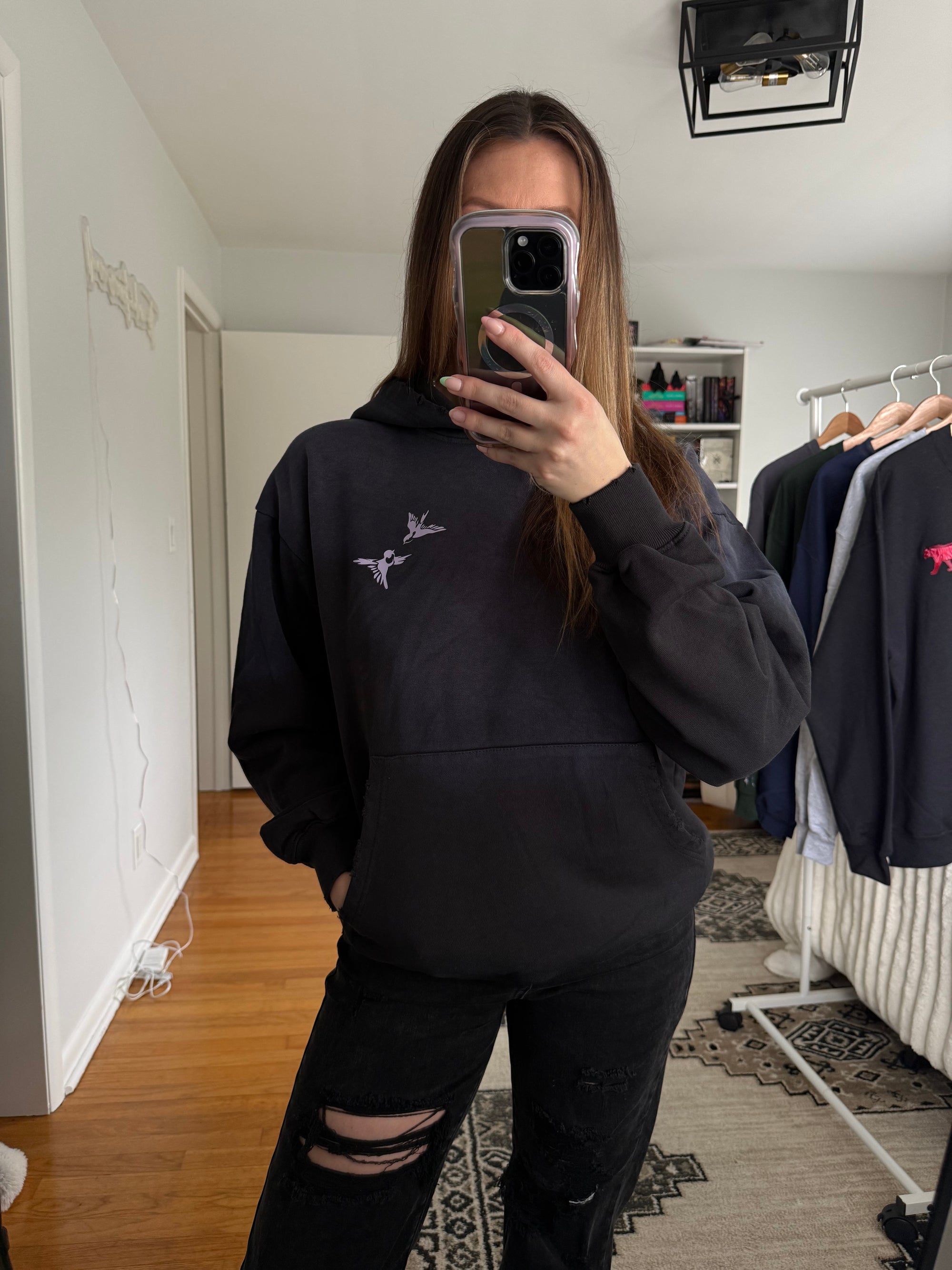 The Sparrow Distressed Hoodie