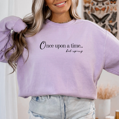 Spicy Once Upon A Time Sweatshirt - ORCHID/CHAMBRAY