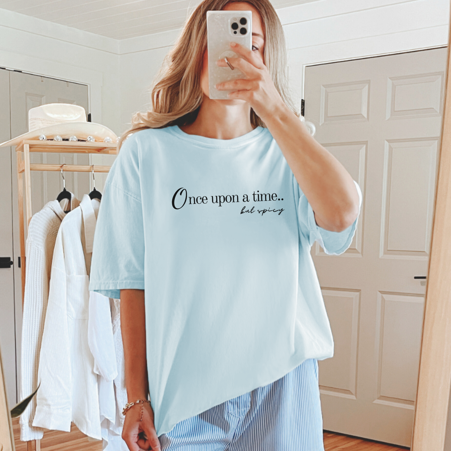 Spicy Once Upon A Time Tee - ORCHID/CHAMBRAY