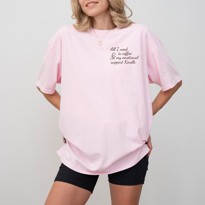 All I Need Tee - PINK/IVORY