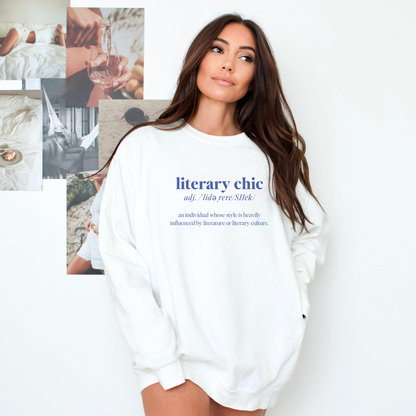 Literary Chic Definition Sweatshirt