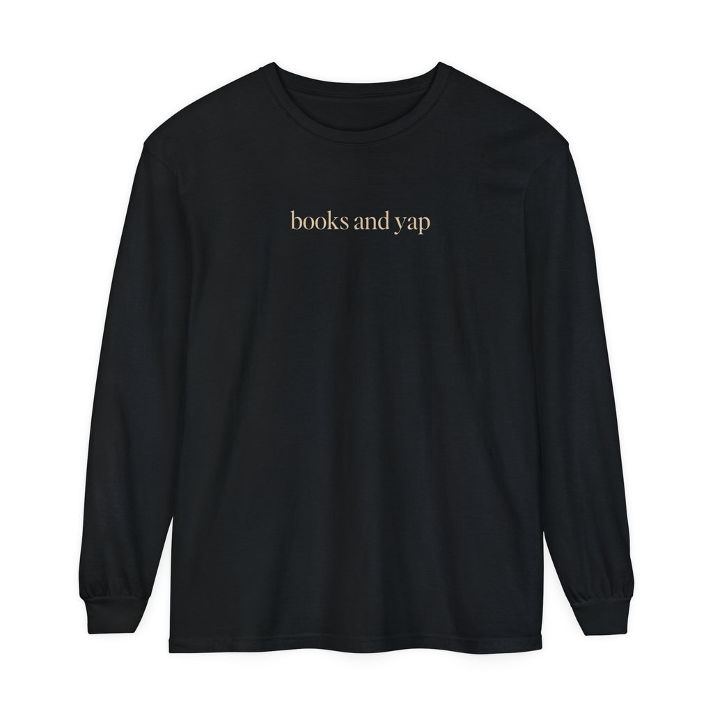 Books & Yap Long Sleeve Tee