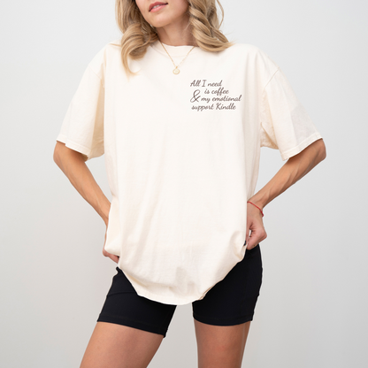 All I Need Tee - PINK/IVORY