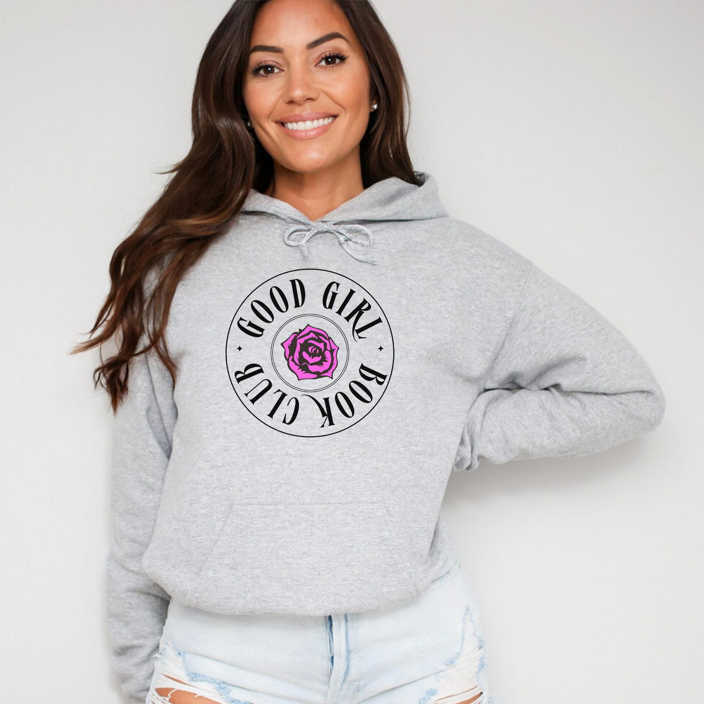 Good Girl Book Club Hoodie - LIGHT