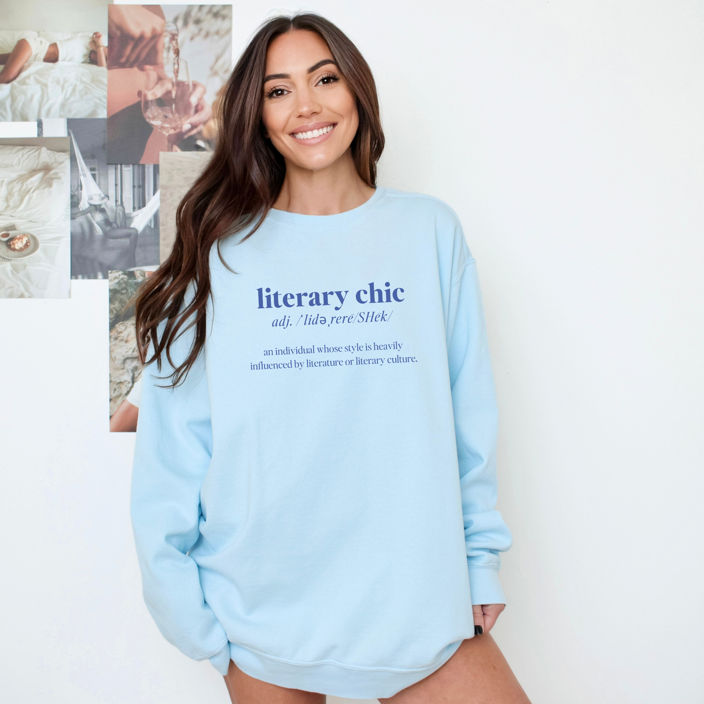 Literary Chic Definition Sweatshirt