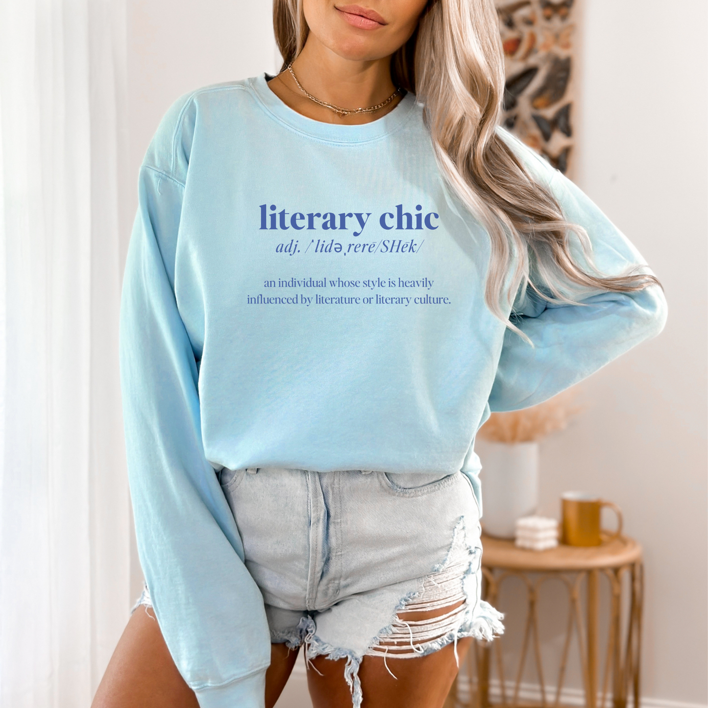 Literary Chic Definition Sweatshirt