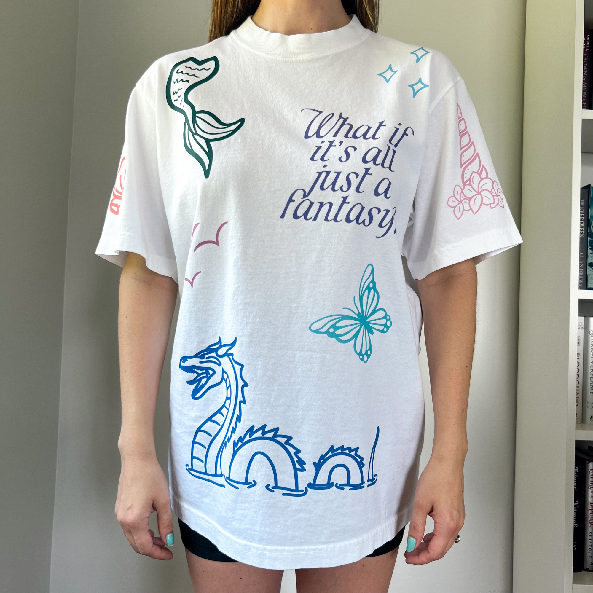 Fantasy Doodles Box Tee