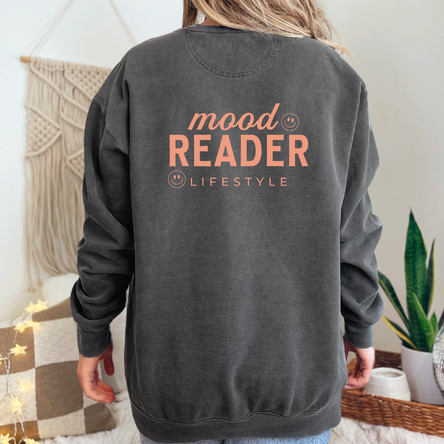 Moody AF Sweatshirt - DENIM/PEPPER