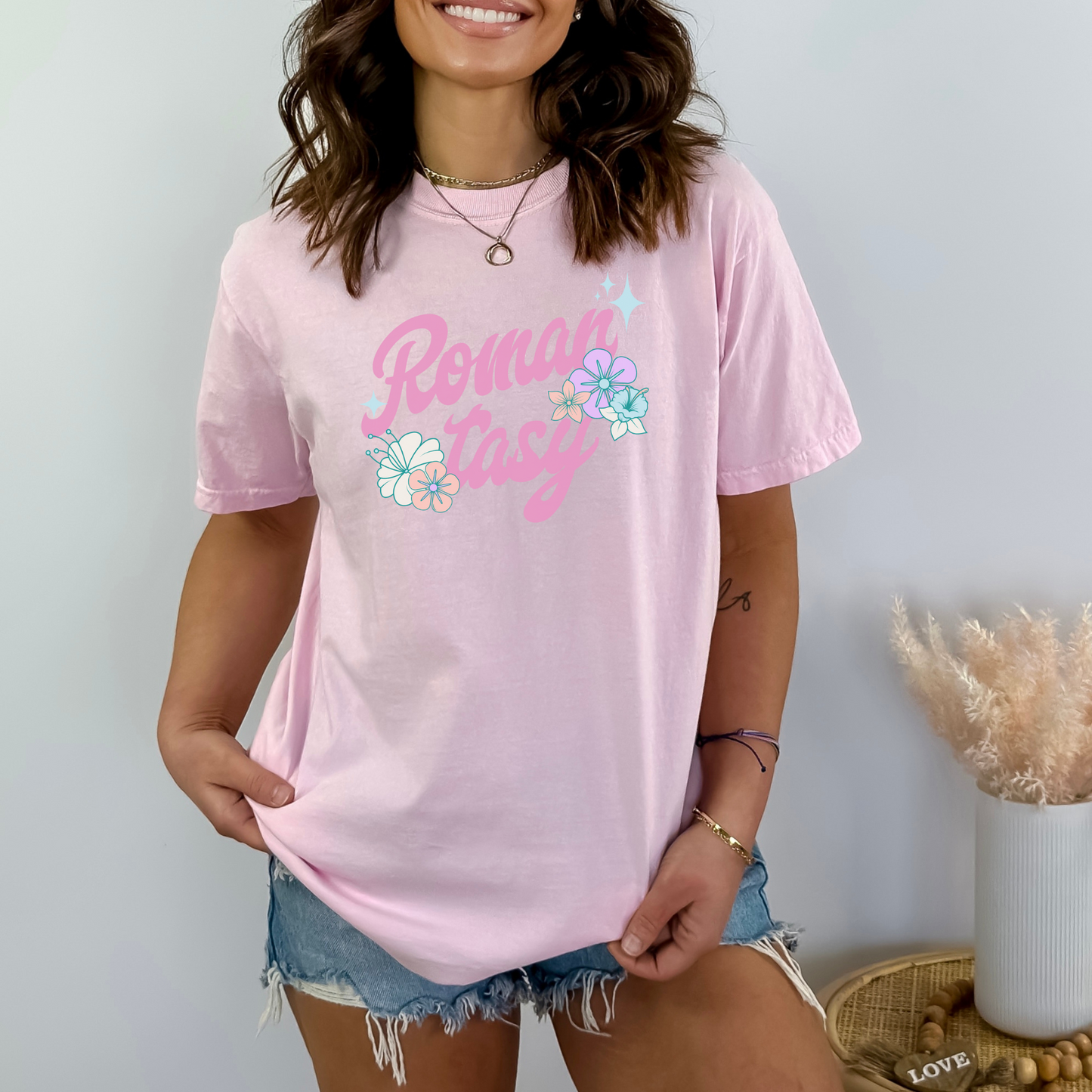 Romantasy Tee - BLOSSOM/IVORY/BUTTER/ORCHID