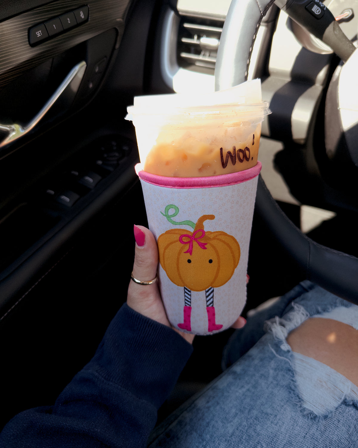 Pumpkin Girlie Drink Sleeve