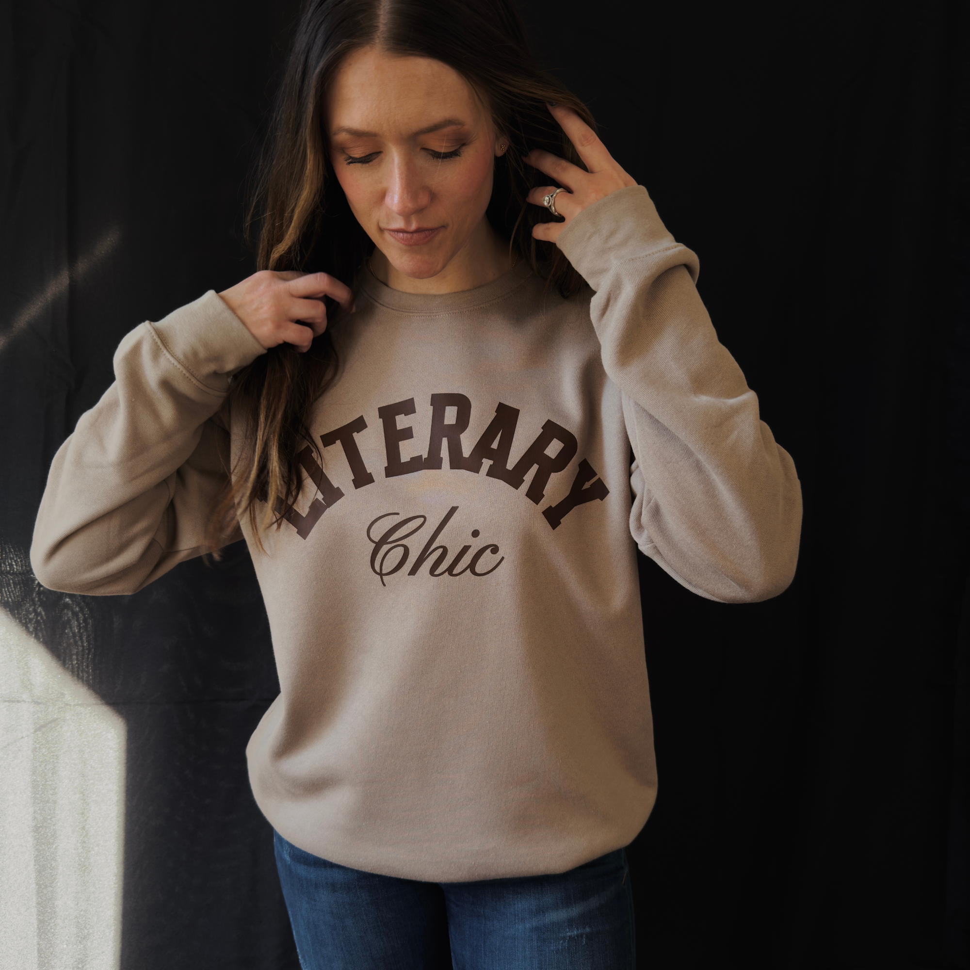 Signature Literary Chic Crewneck