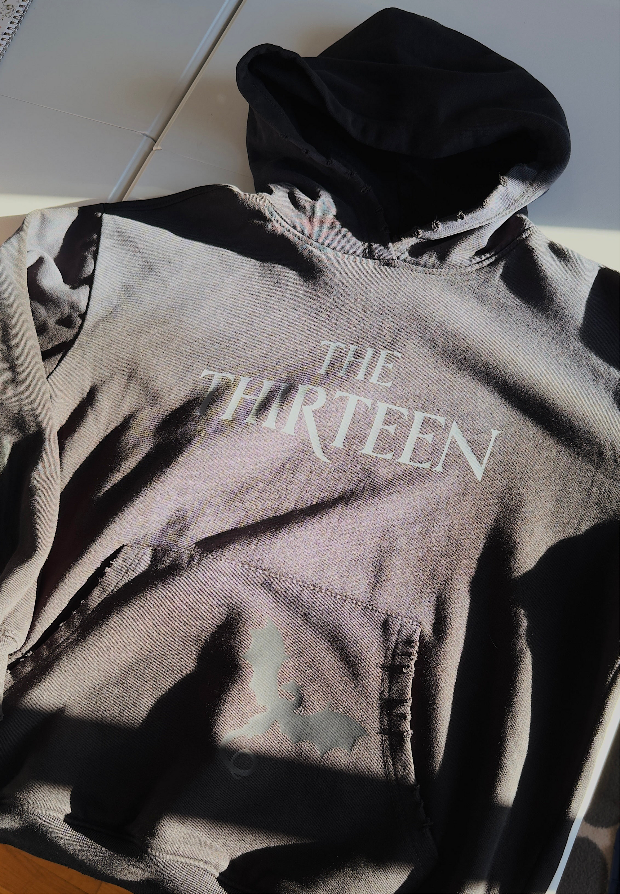 The Thirteen Distressed Hoodie