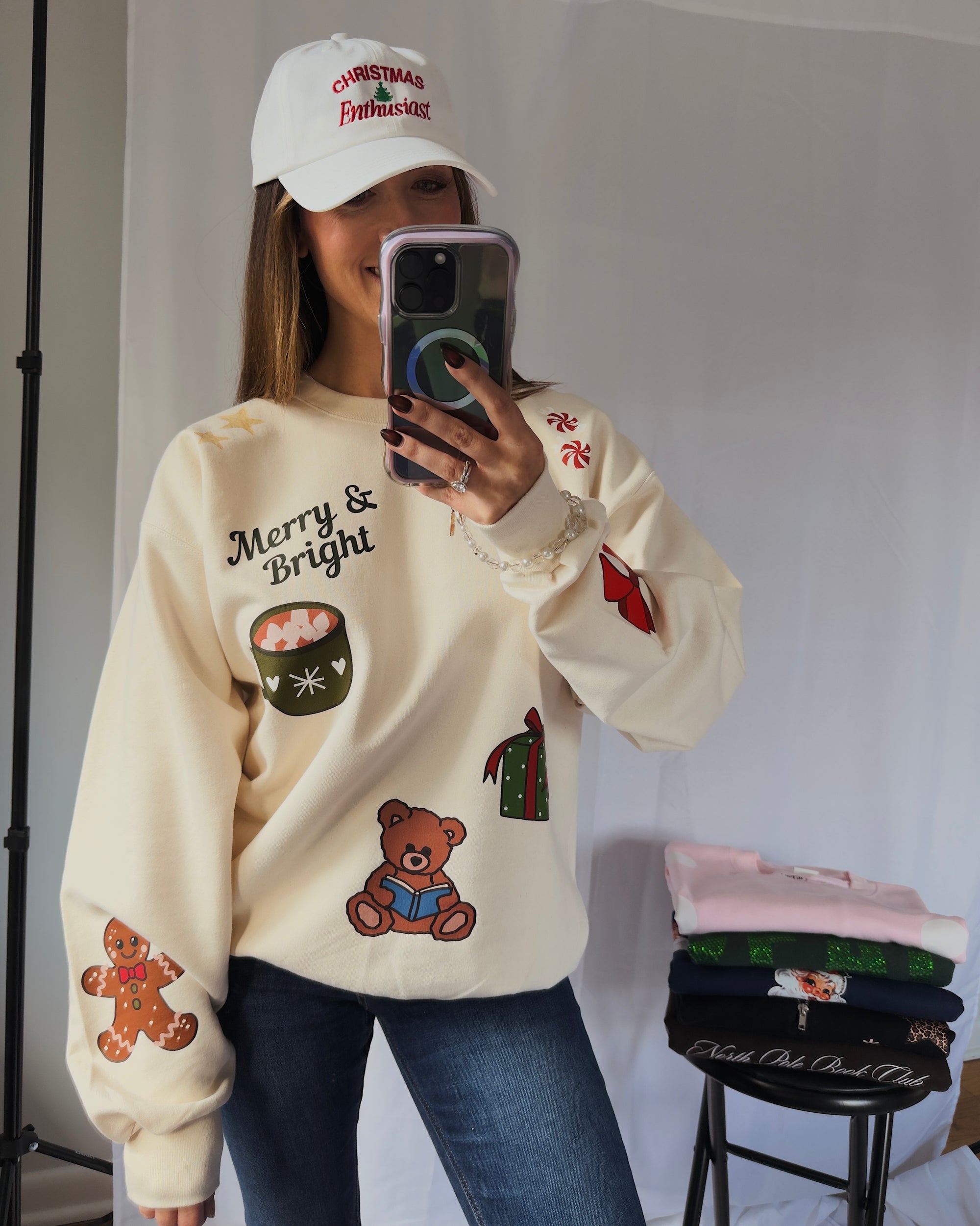 Merry & Bright Crewneck