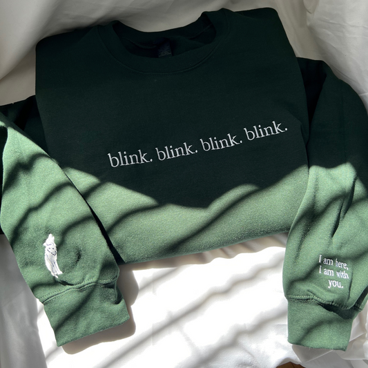 Embroidered Four Blinks Sweatshirt