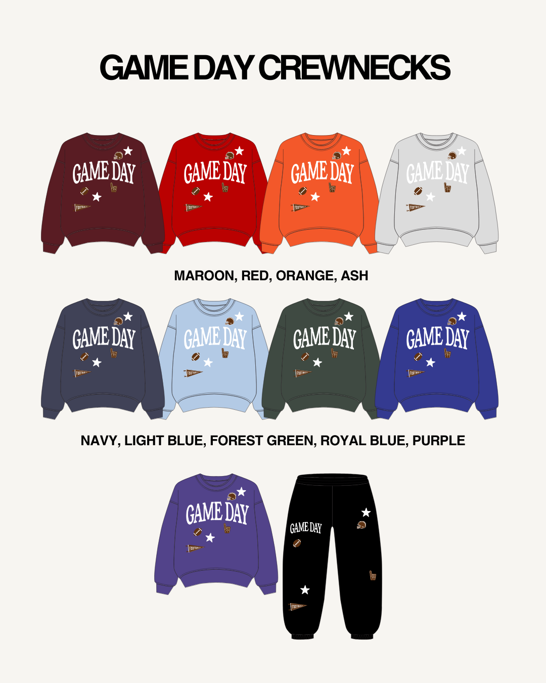 Game Day Crewneck