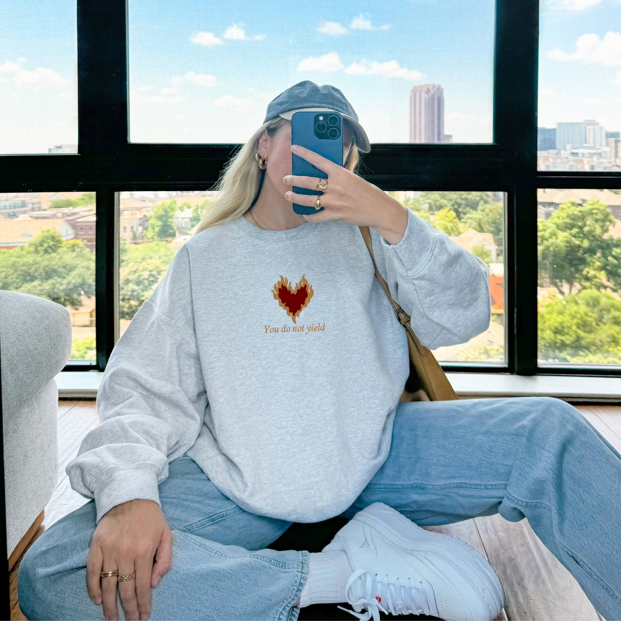 Embroidered Fireheart Sweatshirt
