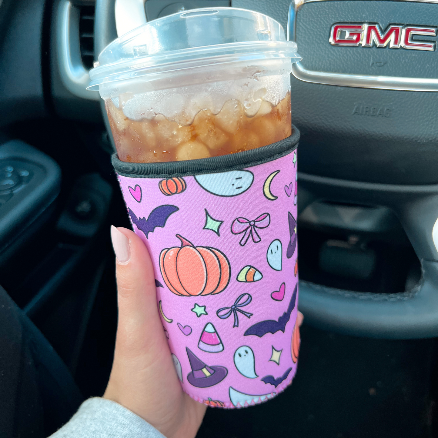 Spooky Cute - Iced Coffee Coozie