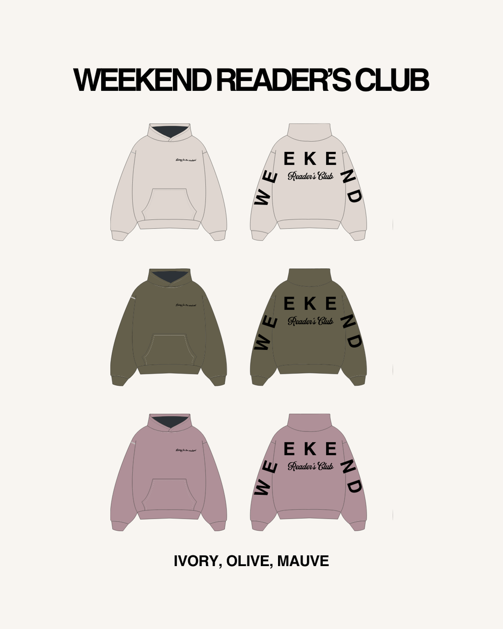 Weekend Reader's Club Hoodie