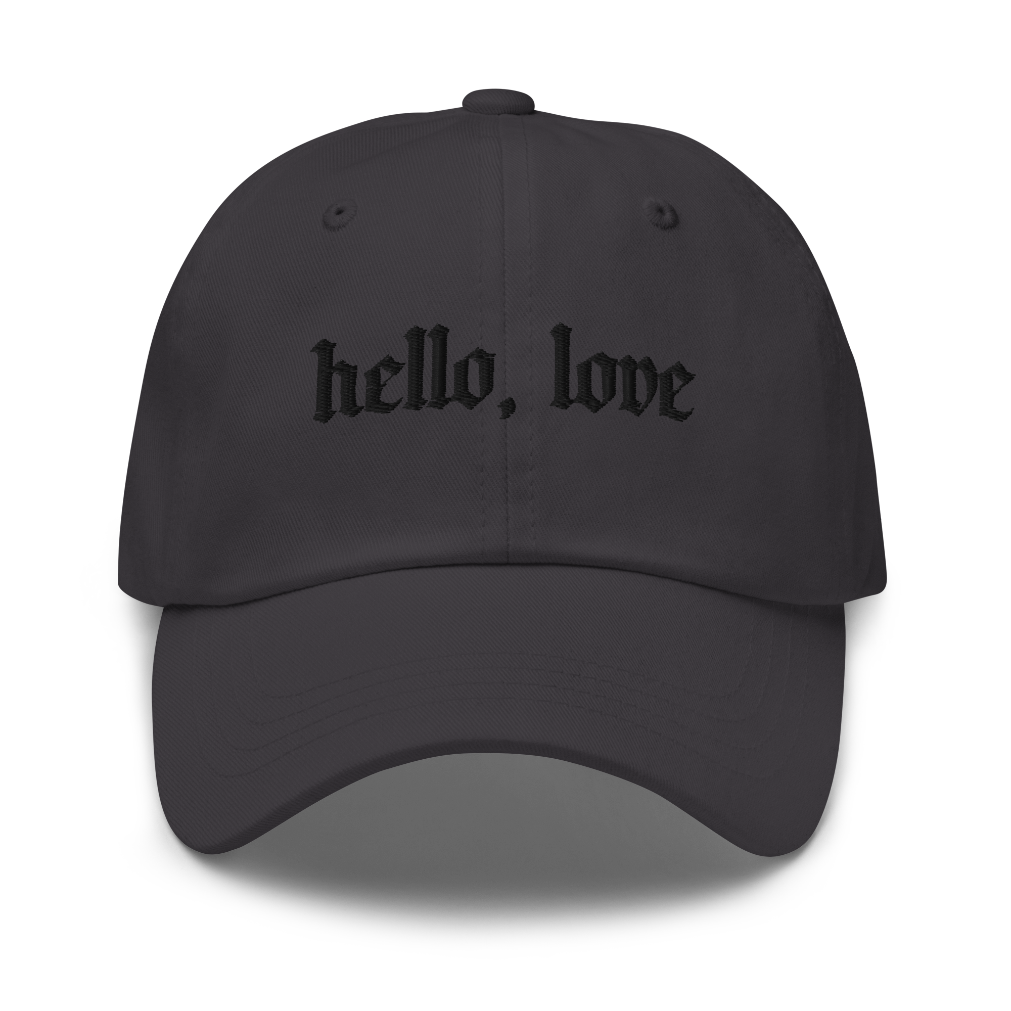 Hello, Love Embroidered Dad Hat