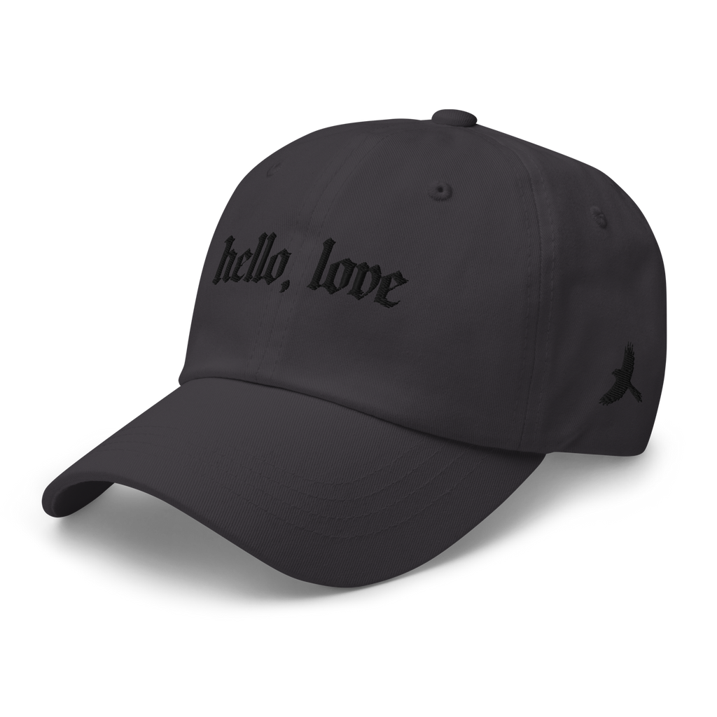 Hello, Love Embroidered Dad Hat