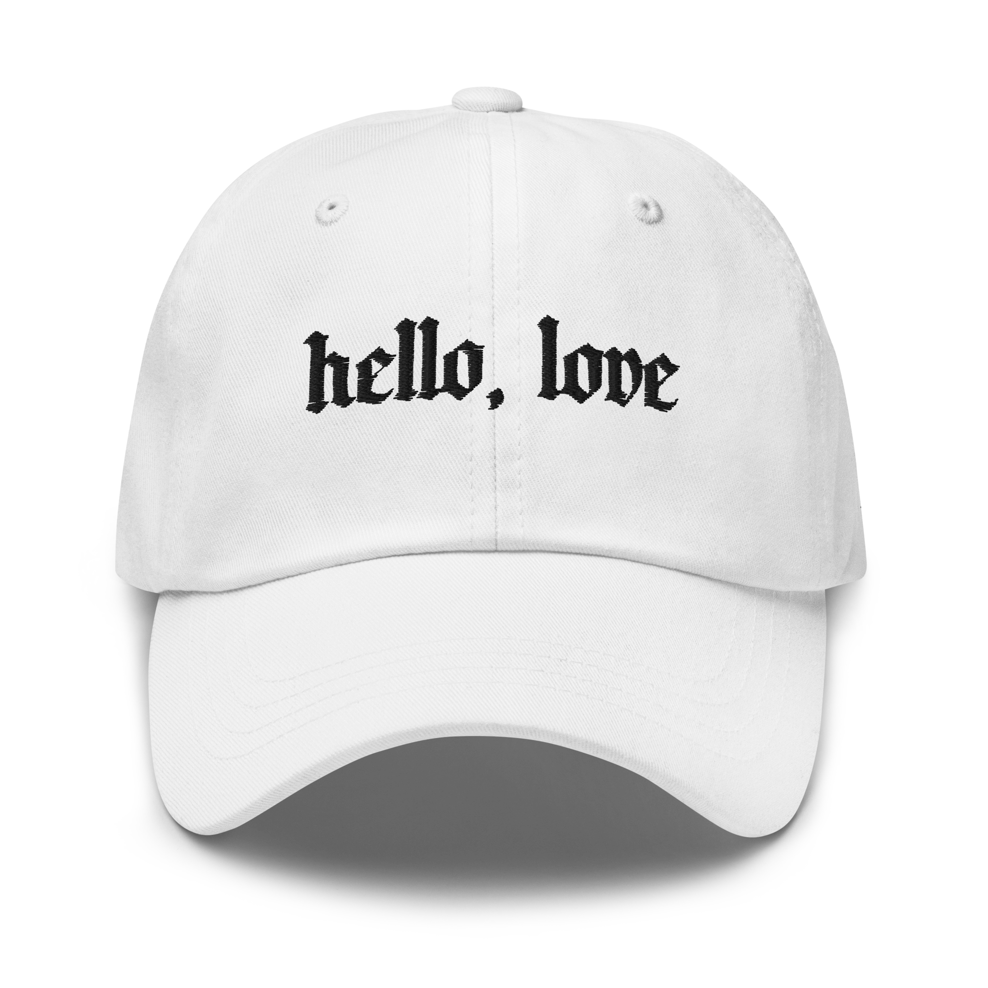 Hello, Love Embroidered Dad Hat