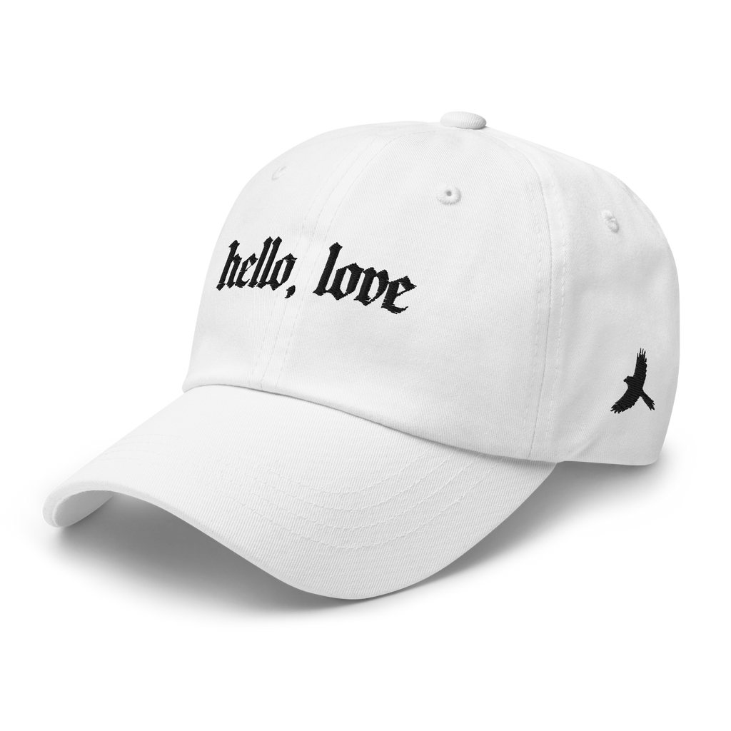 Hello, Love Embroidered Dad Hat
