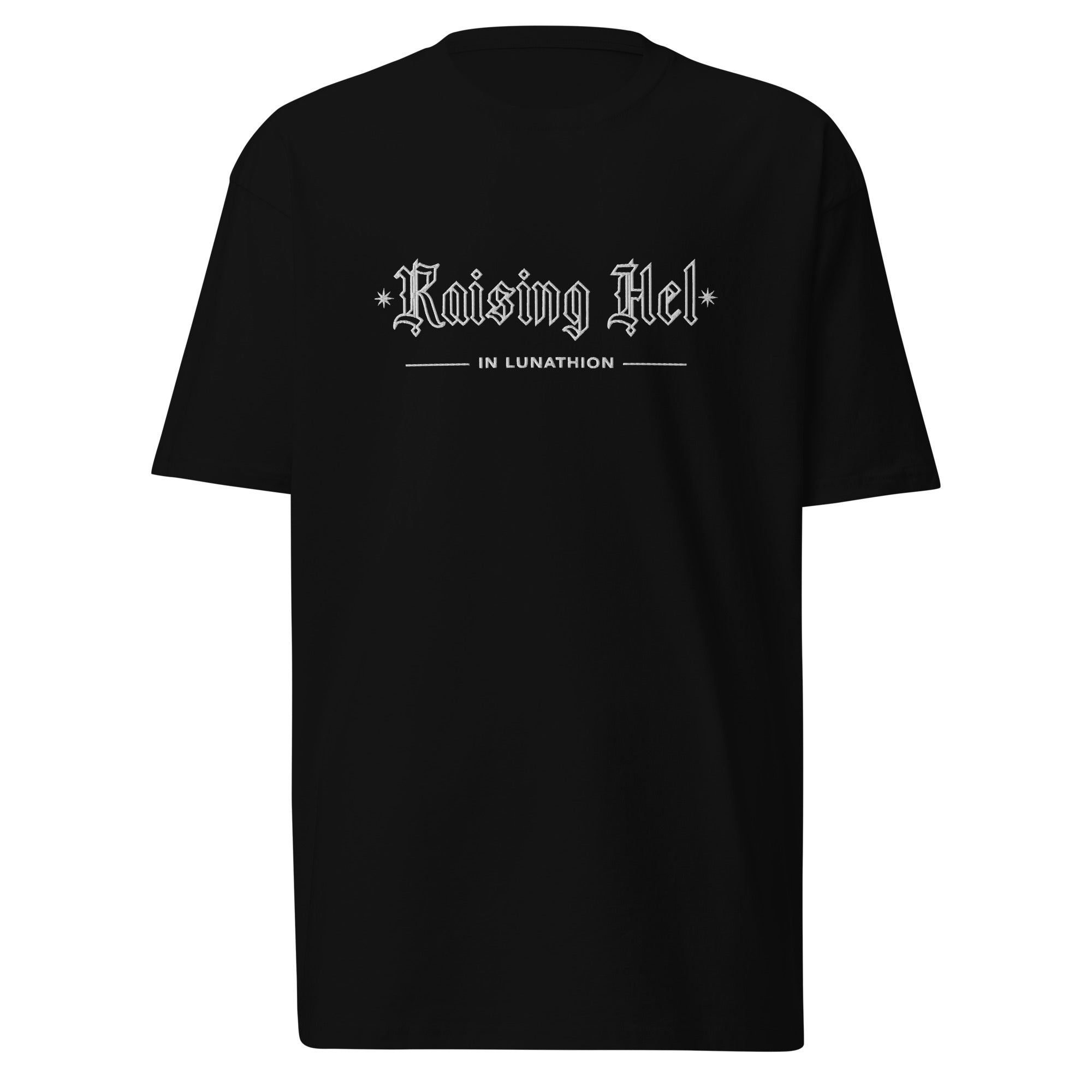 Raising Hel Embroidered T-shirt