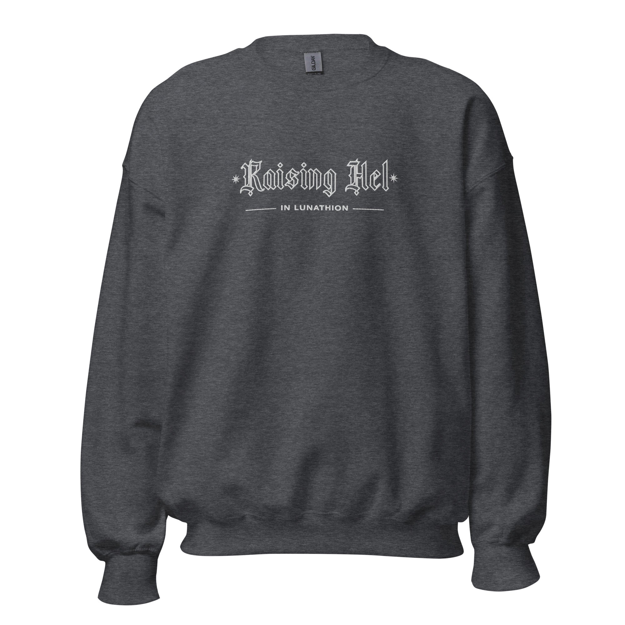 Raising Hel Embroidered Crewneck